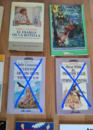 Lote 9 libros juveniles variado