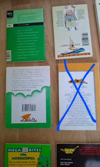 Lote 9 libros juveniles variado