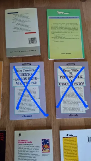 Lote 9 libros juveniles variado