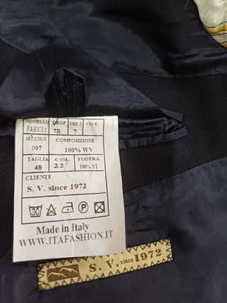 Giacca uomo blu scuro Angelico