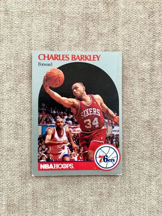 Carta NBA Charles Barkley Sixers #225 Hoops 90-91