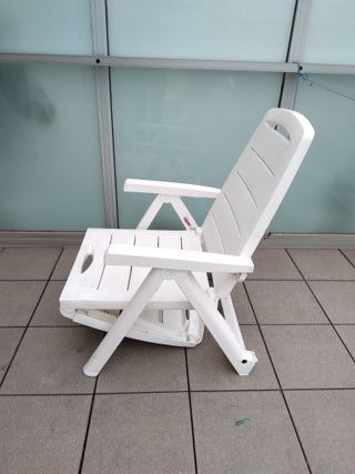 Tumbona reclinable resina