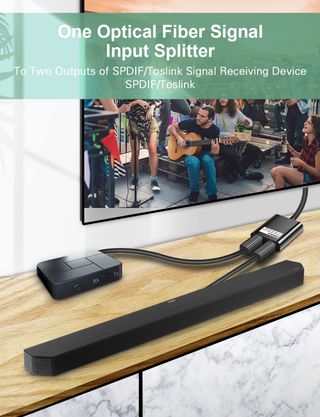 Adaptador Toslink 1 a 2