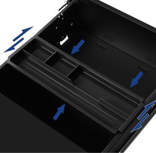 Cajonera negra Songmics