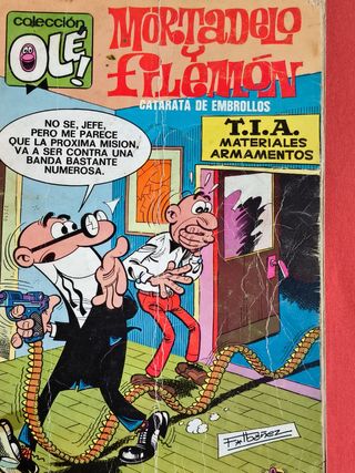 COLECCIÓN OLÉ COMIC MORTADELO Y FILEMON AÑO 1975
