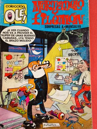 COLECCIÓN OLÉ COMIC MORTADELO Y FILEMON AÑO 1975