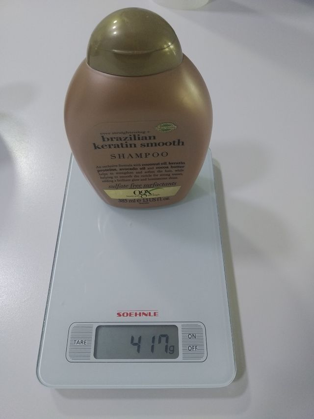 2 botes de champú de Keratina sin sulfatos