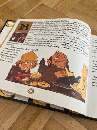 El Señor de los Anillos. Libro película animación