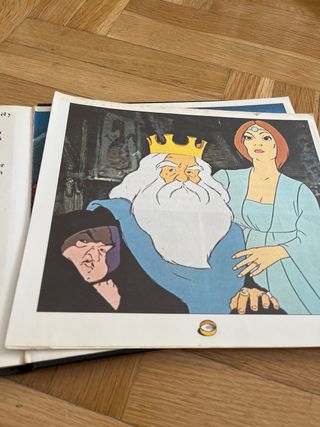 El Señor de los Anillos. Libro película animación