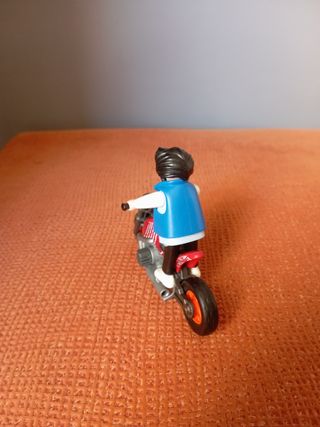 Playmobil - Moto roja con piloto