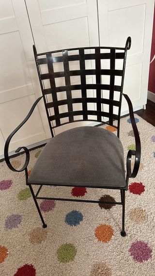 Silla forja artesanal 