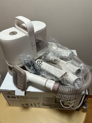 PUPCAの6in1 Pet Grooming Vacuum Cleaner PUPCA Dog Grooming Kit, 6