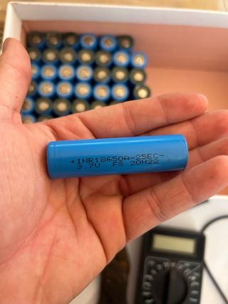 Pilas 18650 2500mah