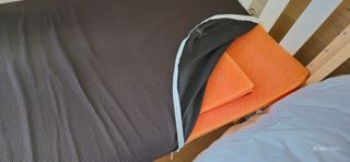 Cuna colecho, colchón baby keeper y edredón