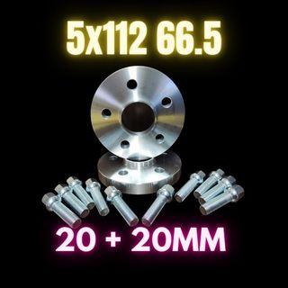 4 Separadores de 20mm 5x112 66.5