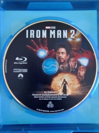 Iron Man 2 blu-ray + dvd