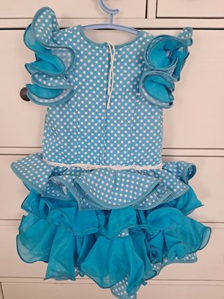 Traje de flamenca niña cortito