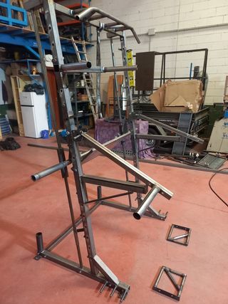 Rack, poleas, crossfit