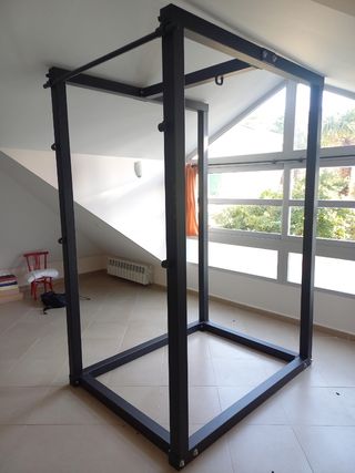 Rack, poleas, crossfit