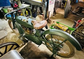 Harley Davidson 1917 J JD 1000cc Petardo antigua