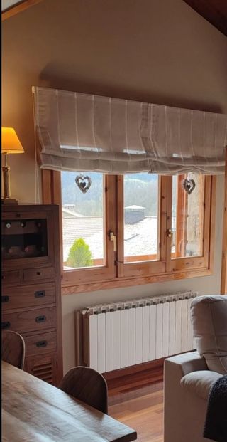 NUEVAS 2 cortinas estor Bolonia Lino 90x250