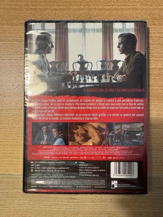 DVD precintado. El Jugador de Ajedrez 2017