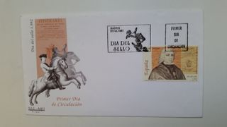 8 Sobres con sellos 1er día y conmemorativos.