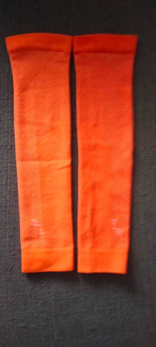 Manicotti ciclismo arancione