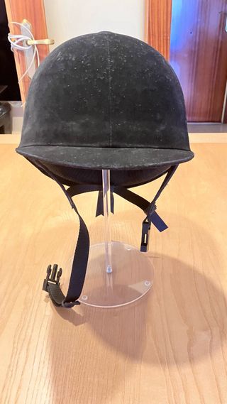 Casco hipica terciopelo NEGOCIABLE