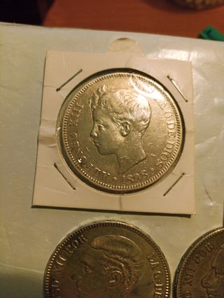 LOTE MONEDAS ESPAÑA PLATA 