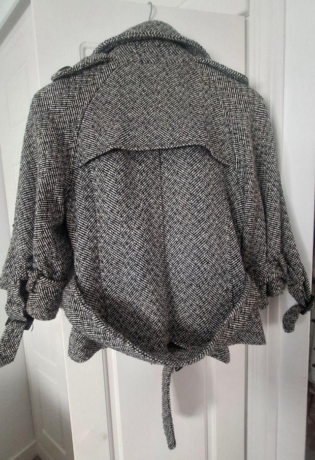 Chaqueta Abrigo jaspeado