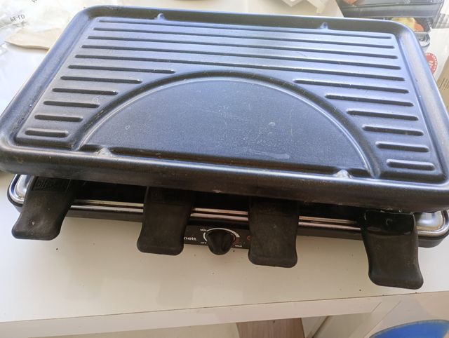Plancha cocinar/raclette grill