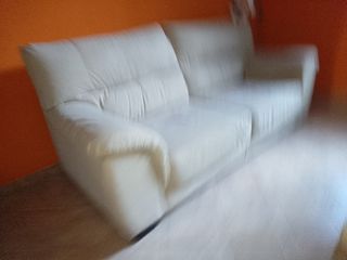 Divano 3 posti comodi in Alcantara beige