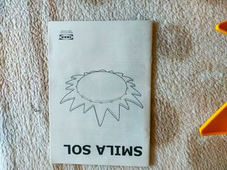 Lampara de techo sol Ikea