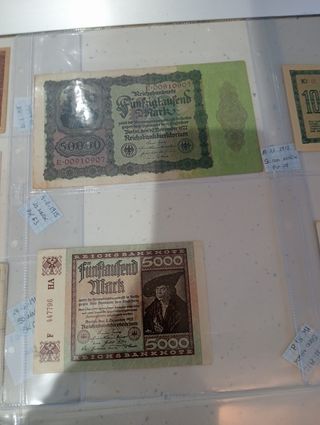 BILLETES EXTRANJEROS