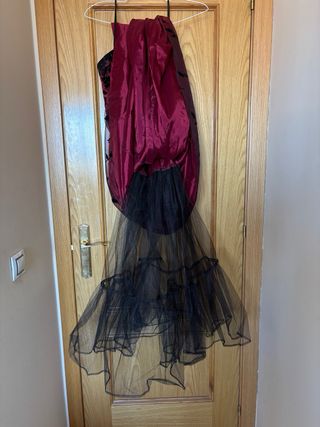 Vestido color vino tinto  talla 9/10