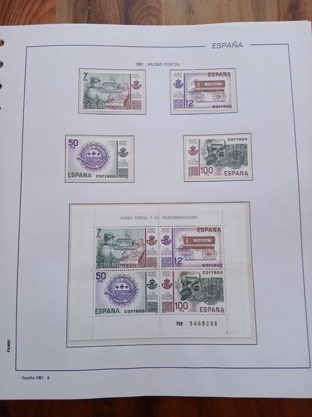 Album sellos nuevos España 1975-1984