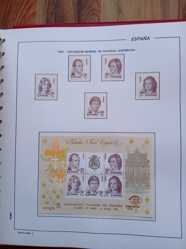 Album sellos nuevos España 1975-1984