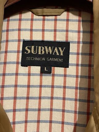 Giacca Uomo Impermeabile SUBWAY Tg L