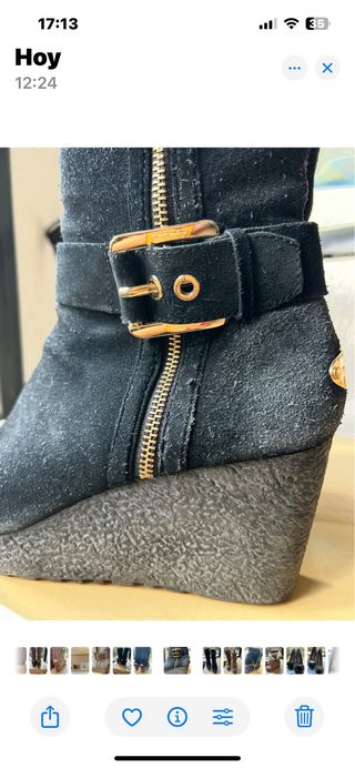 Botines de ante negros de Michael Kors