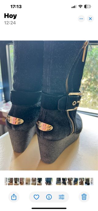 Botines de ante negros de Michael Kors