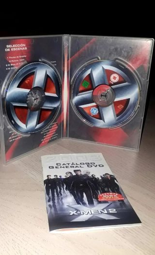 colección de películas x-men, dvd y bluray marvel