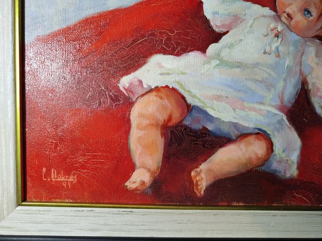 Cuadro al oleo original Carmen Llabrés