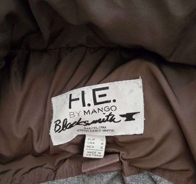 CAZADORA PLUMAS MANGO L