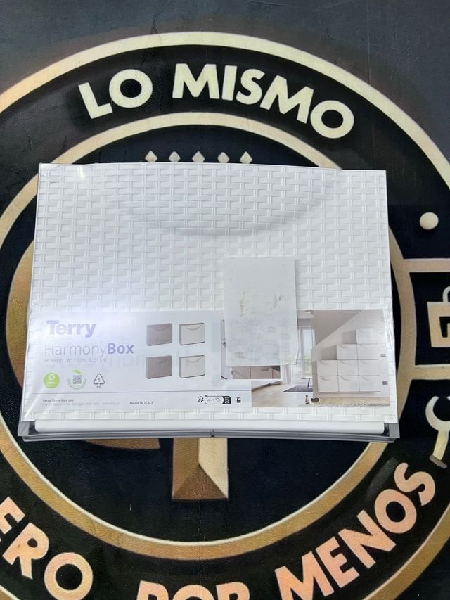 Zapatero modular Terry Harmony Box blanco