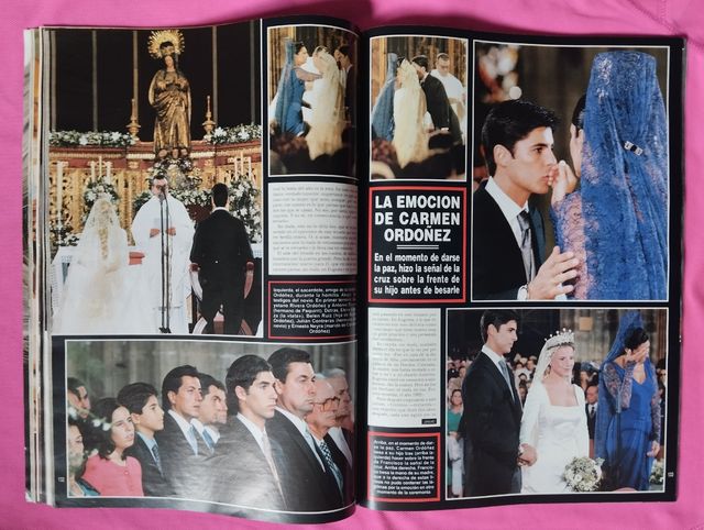 HOLA 1998 BODA EUGENIA Y RIVERA 