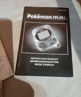 Manual y juego Mini Pokémon
