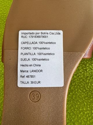 Sandálias castanhas Lanidor 39