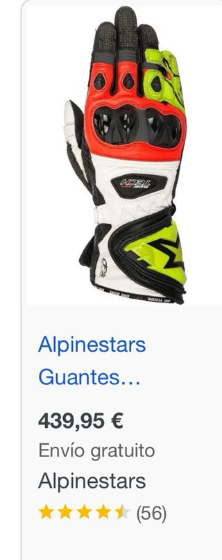 Guantes Supertech Alpinestars talla L