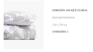 Edredón Zara Home